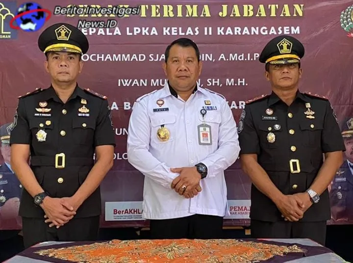 Andi Oloan Sibarani Resmi Menjabat Kepala Bapas Karangasem