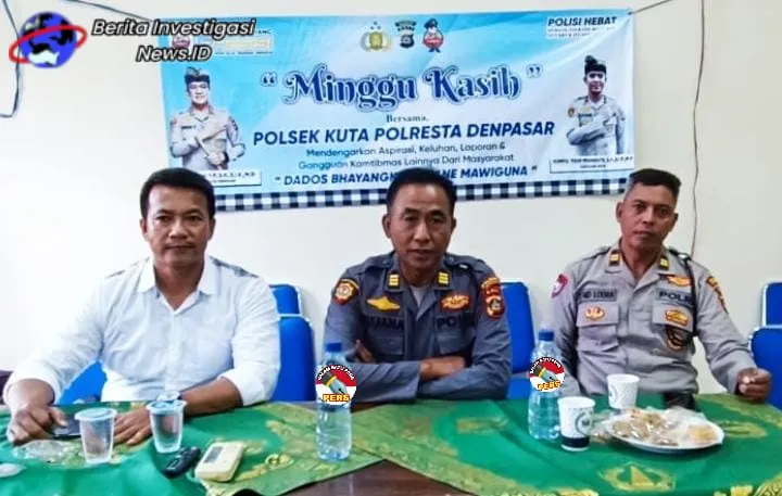 Program Minggu Kasih Polsek Kuta Serap Aspirasi Komunitas Satpam Seminyak