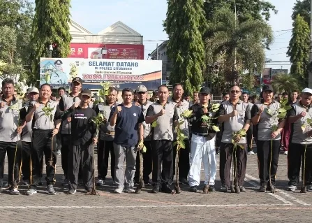 Peringati HUT Brimob dan Polairud, Polres Situbondo Akan Hijaukan Garis Pantai Dengan 1.000 Mangrove