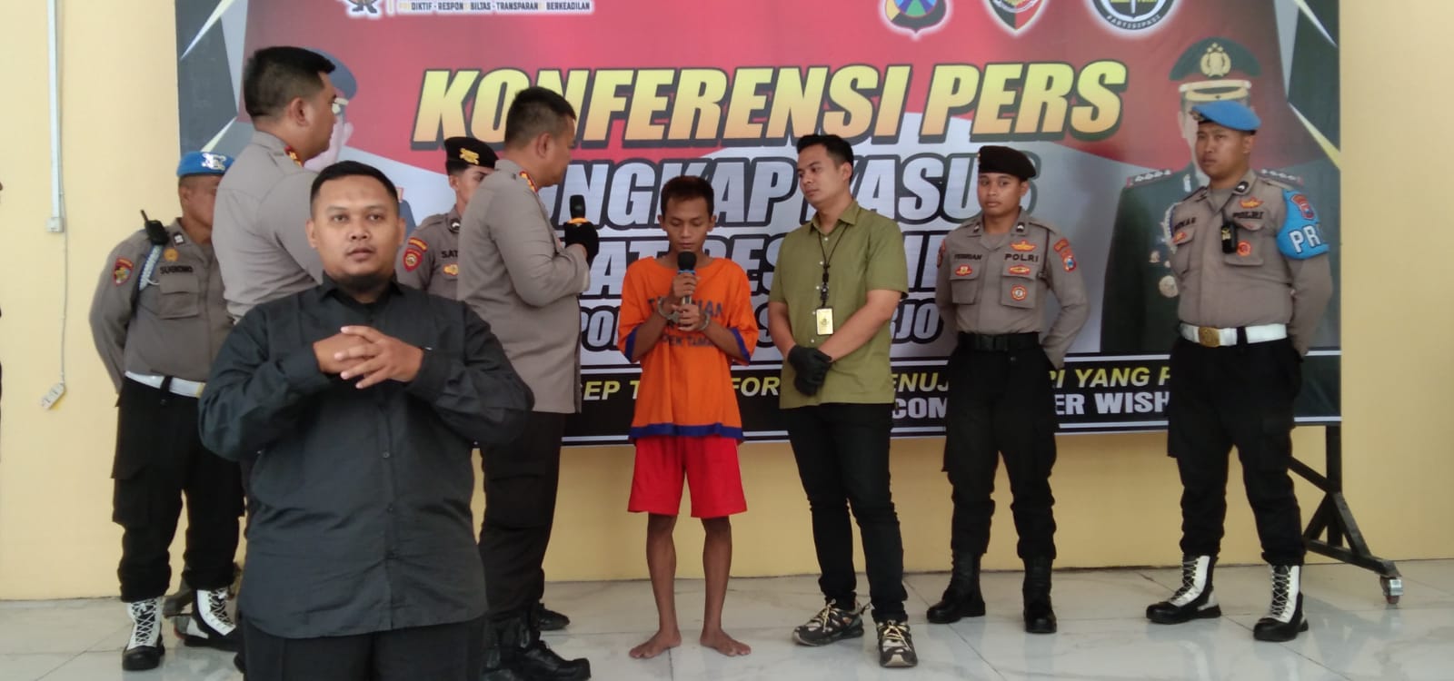 Penjaga Warkop Mencuri Besi Ulir Diproyek Pembangunan Rel Kereta Api Double Track Taman Sepanjang