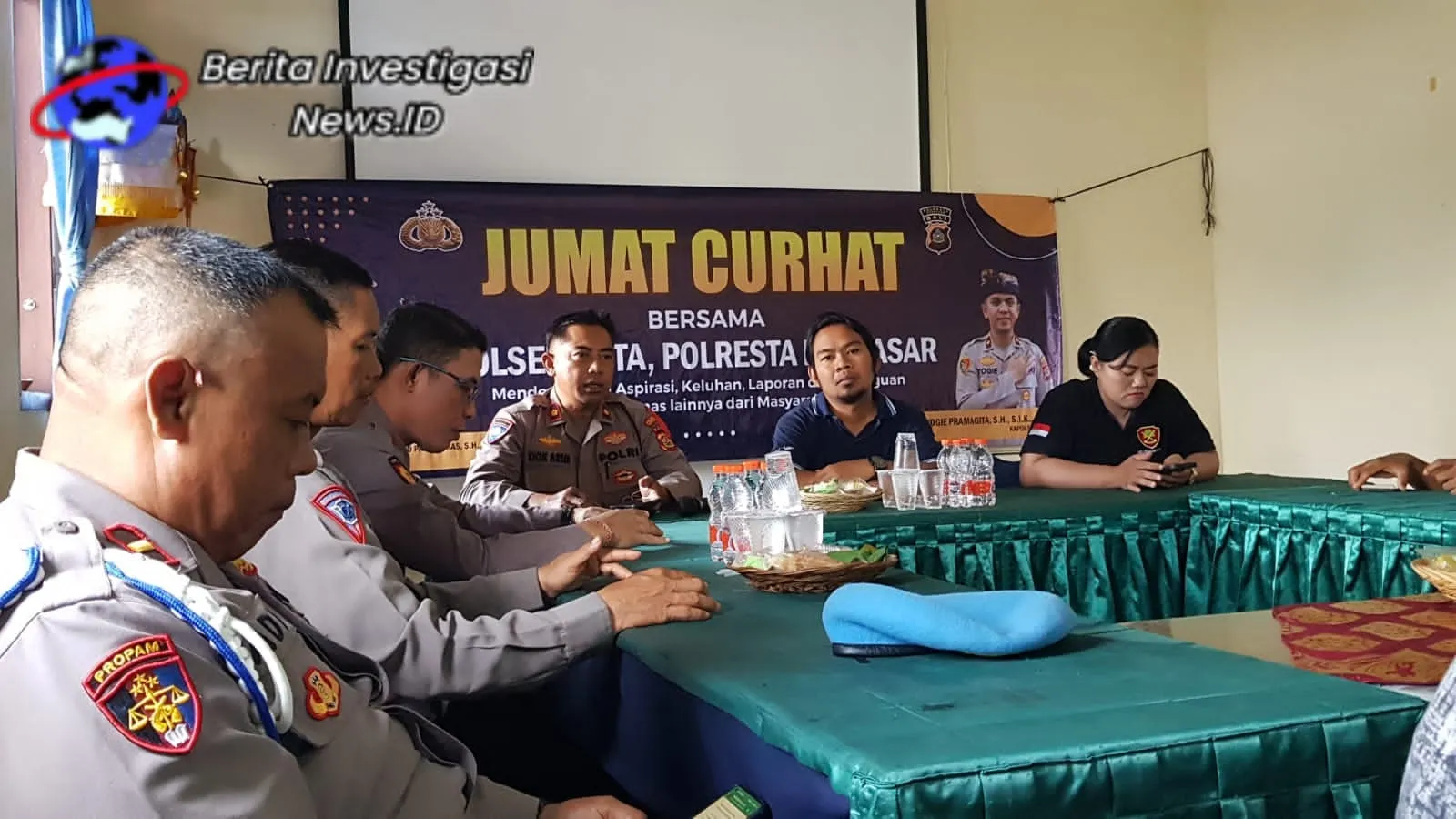 JC Polresta Denpasar dan Polsek Kuta Serap Curhatan dan Keluhan Masyarakat
