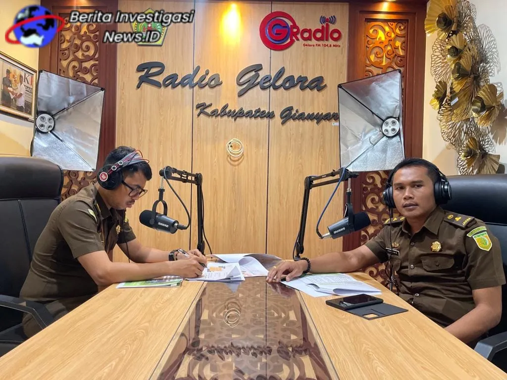 Jaksa Menyapa di Radio Gelora, Kejari Gianyar Sosialisasikan Peran Posko Pemilu