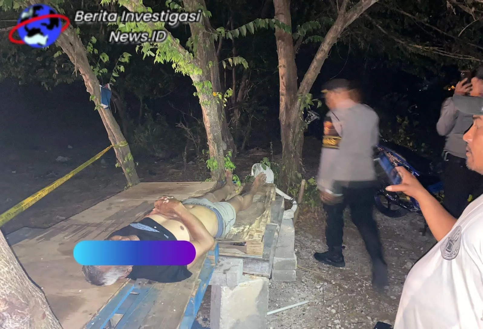 Penemuan Orang Meninggal di Sekitar Kawasan Polres Bandara, Petugas Lakukan Evakuasi