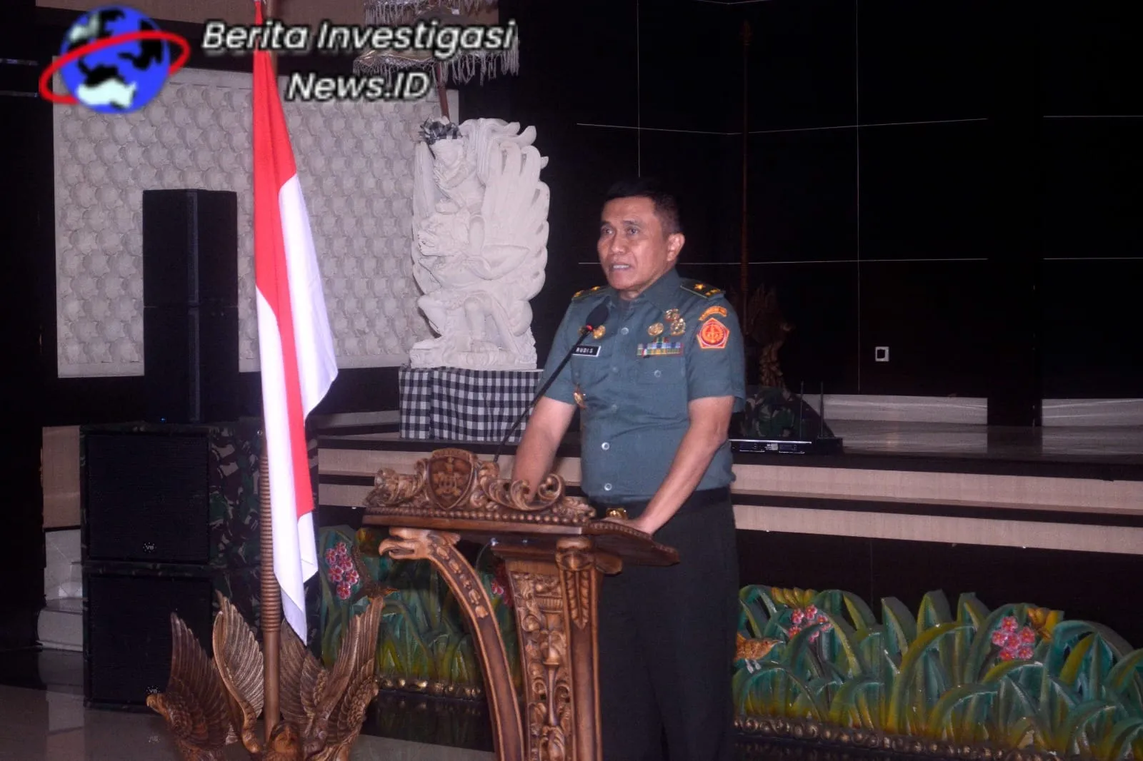 Badan Pembinaan Hukum TNI Gelar Sosialisasi Netralitas TNI di Kodam IX Udayana