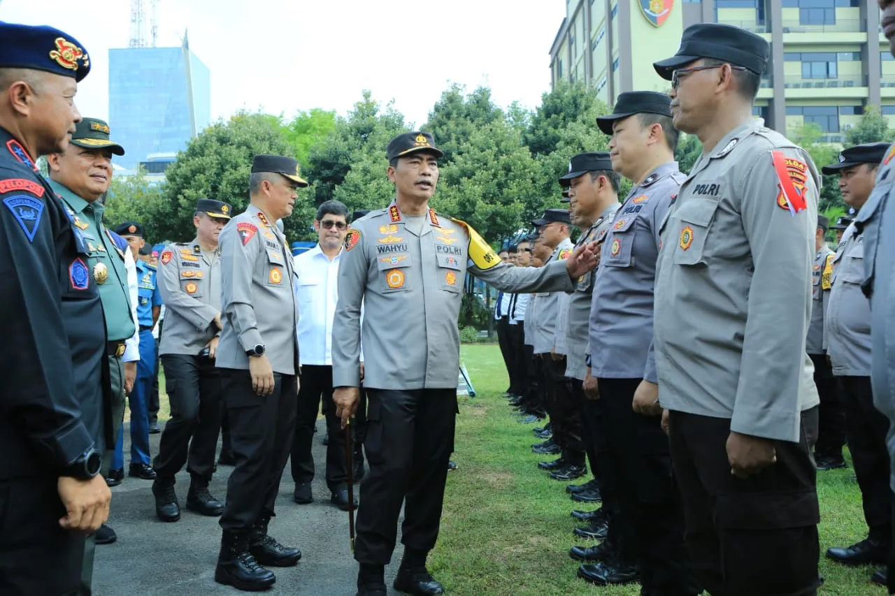 Kabareskrim Polri Pimpin Apel Gelar Pasukan OPS Aman Bacuya 2023 Cek Kesiapan Pengamanan Piala Dunia U-17