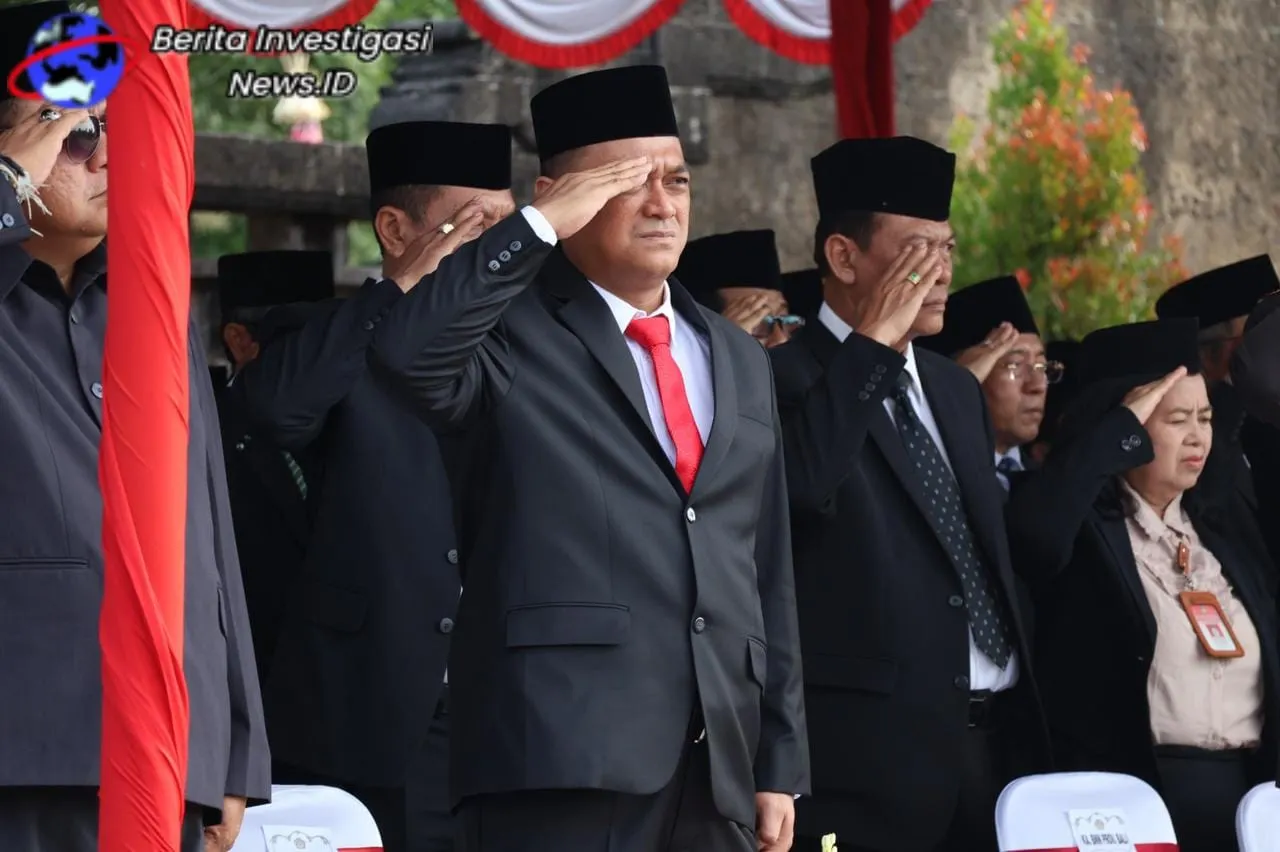 Gelorakan Semangat Juang, Kakanwil Kemenkumham Bali Hadiri Upacara Peringatan Hari Pahlawan ke 78
