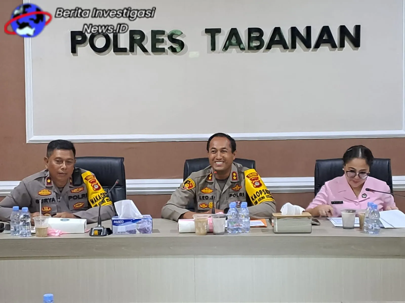 Kapolres Pimpin Rapat Persiapan Kunjungan Kapolda Bali ke Polres Tabanan