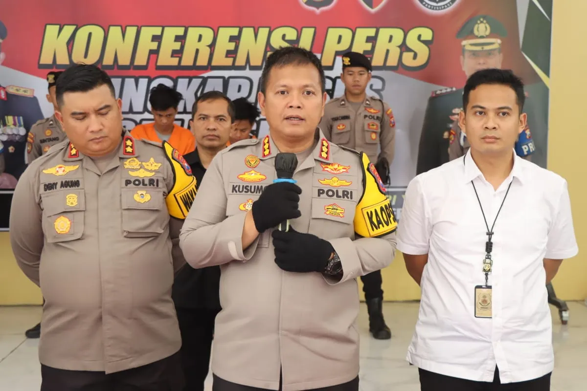 Polresta Sidoarjo Berhasil Amankan Dua Tersangka Curanmor di Sukodono