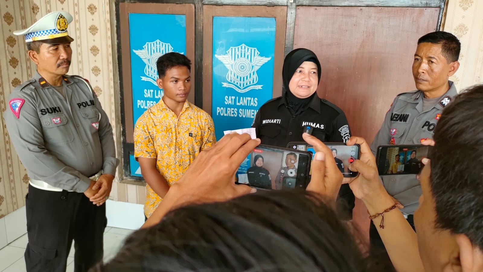 Polres Sumenep Amankan Sopir Truk Oleng Yang Viral di Tiktok