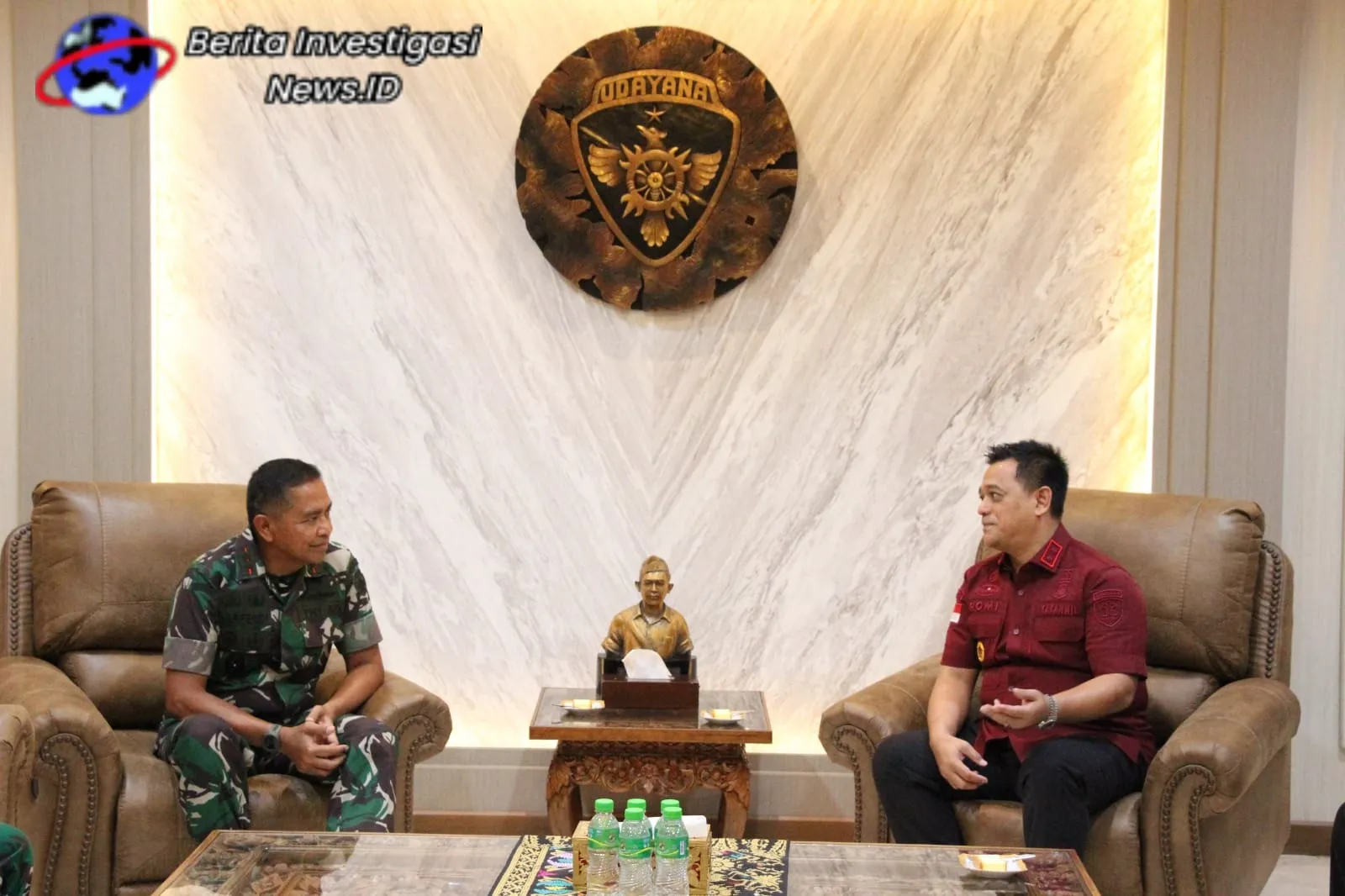 Kakanwil Kemenkumham Bali Audiensi dengan Pangdam IX Udayana