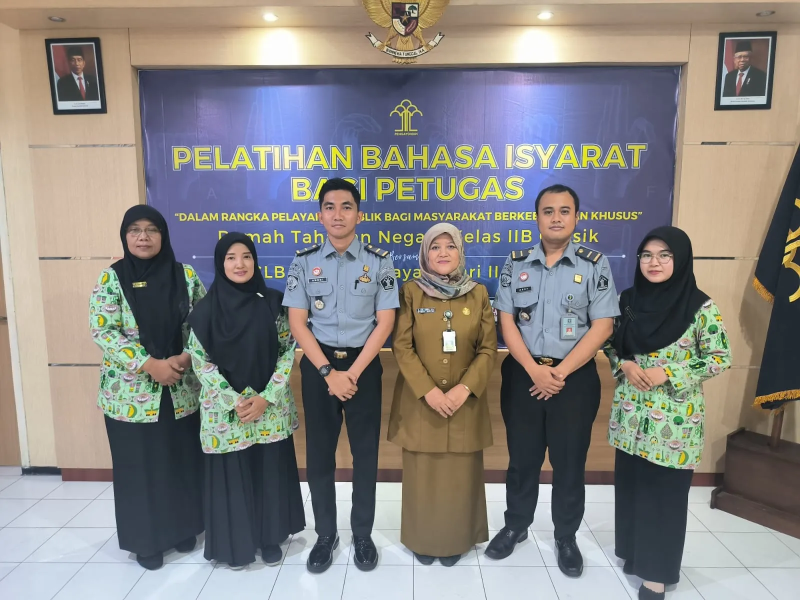 Tingkatkan Pelayanan Yang Ramah Kepada Disabilitas, Rutan Gresik Ikuti Pelatihan Bahasa Isyarat