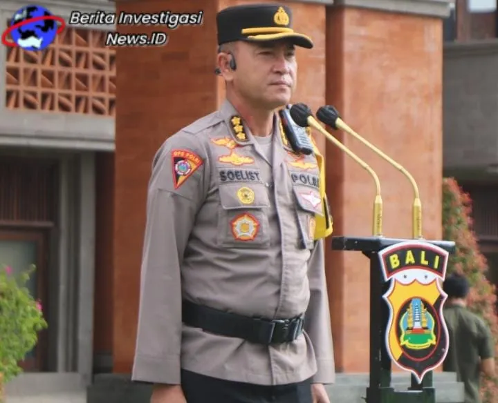 Karo Ops Polda Bali Pimpin Apel Gelar Pasukan Ops Puri Agung X 2023