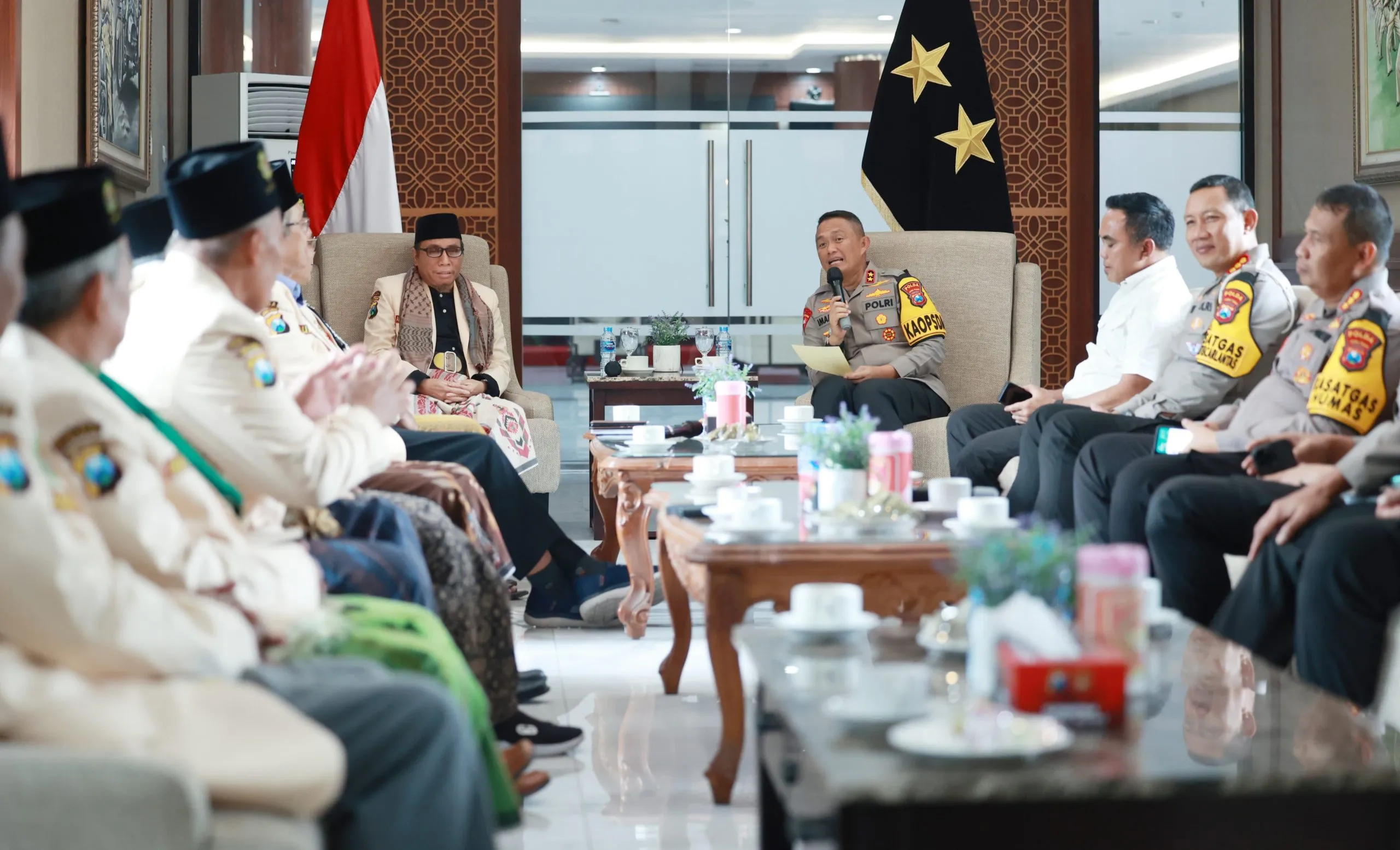 Kolaborasi Polda Jatim Bersama Dai Kamtibmas Ciptakan Situasi Kamtibmas Yang Aman dan Kondusif