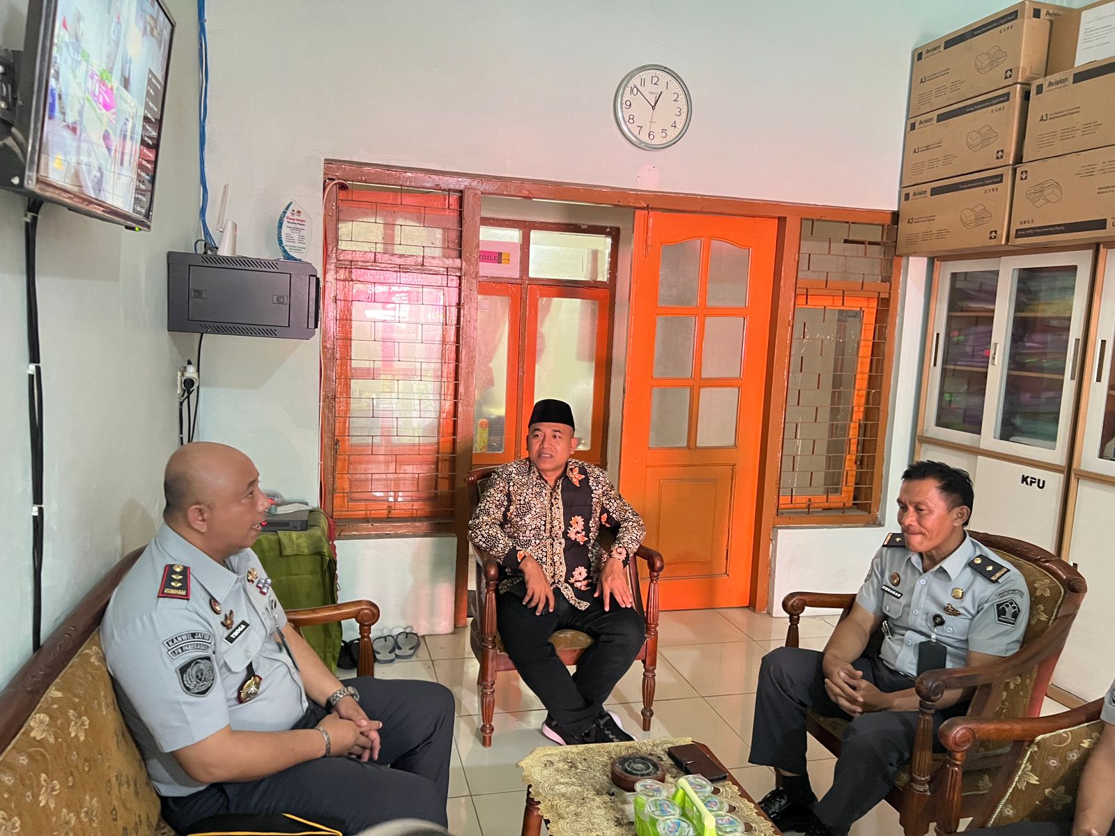 Lapas Narkotika Kelas IIA Pamekasan Kanwil Kemenkumham Jatim Koordinasi Dengan KPU Kabupaten Pamekasan
