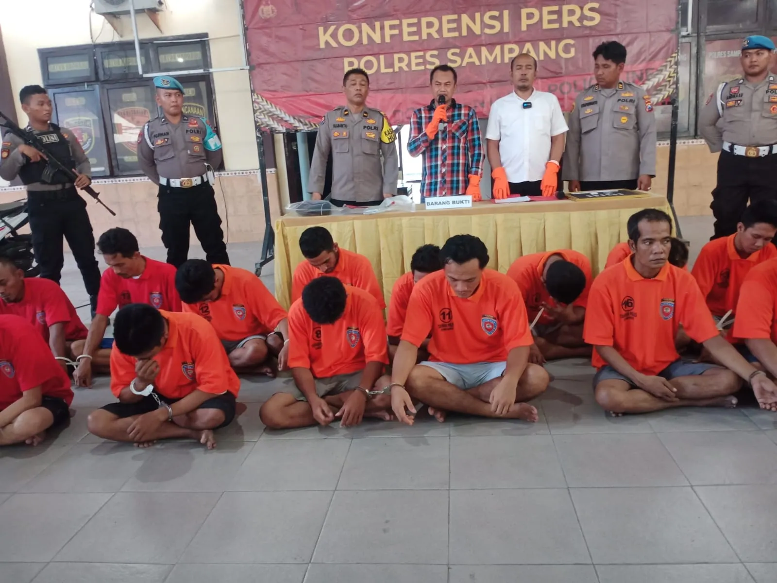 Kepolisian Polres Sampang Ungkap Kasus Tindak Kriminal dan Narkoba