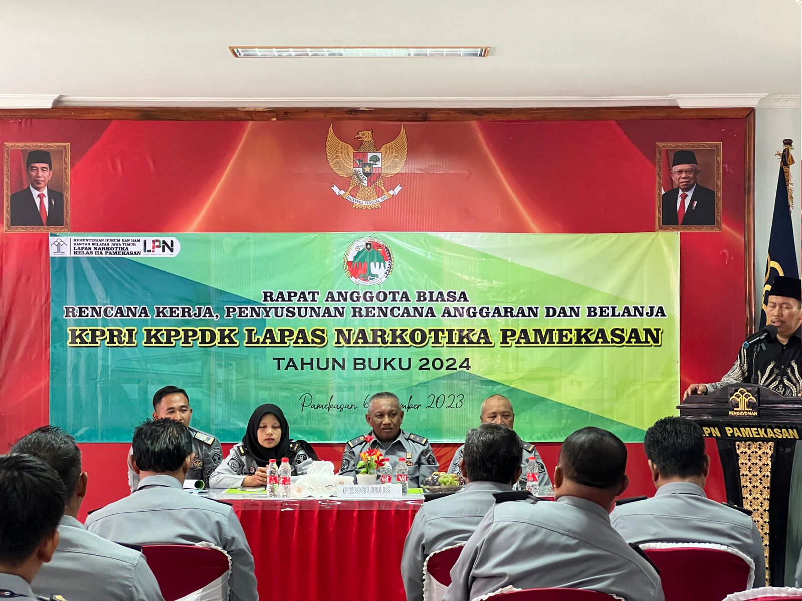 Lapas Narkotika Kelas IIA Pamekasan Kanwil Kemenkumham Jatim Gelar Rapat Anggota Biasa KPRI KPPDK