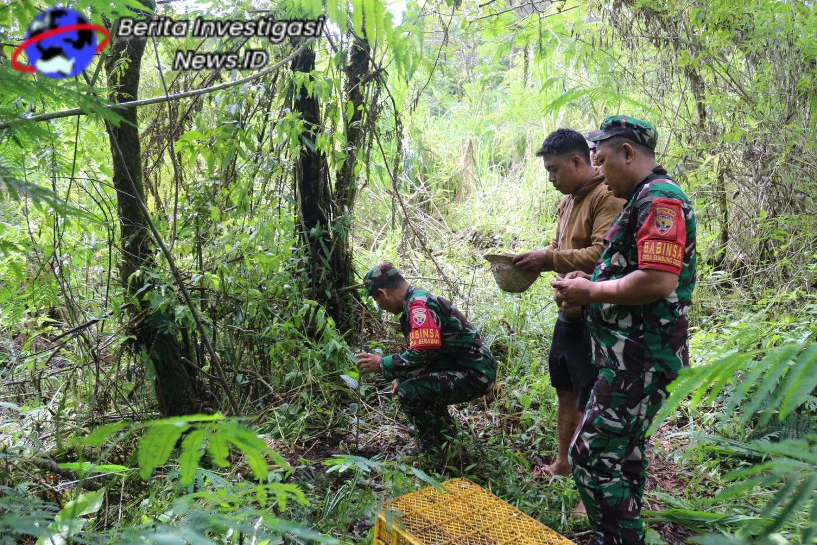 10.000 Bibit Pohon Ditanam Jajaran Kodim Tabanan Cegah Bencana