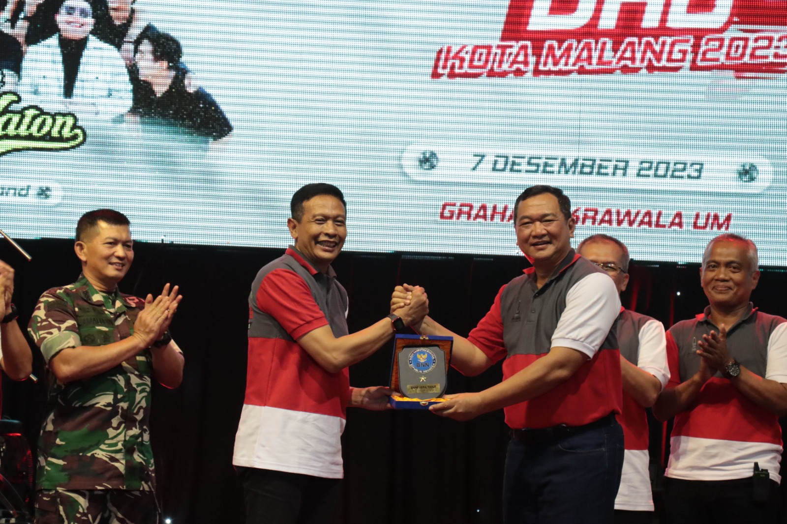 Wujudkan Kota Bersinar, Polresta Malang Kota Bersama Forkopimda dan 5000 Pemuda Deklarasikan War On Drugs