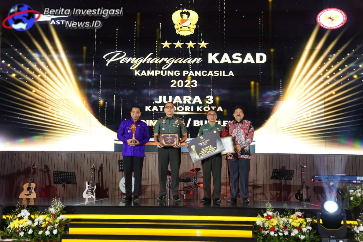 Penghargaan Kasad Kampung Pancasila 2023
