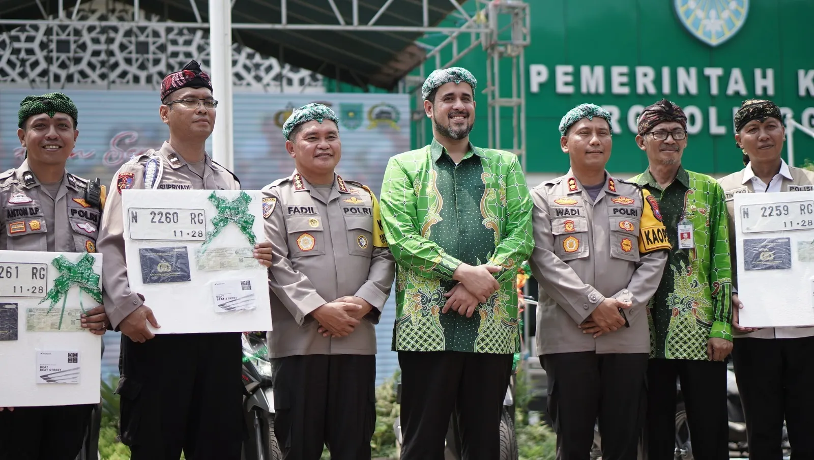 Polisi RW Polres Probolinggo Kota Terima Puluhan Ranmor Operasional dari Walikota