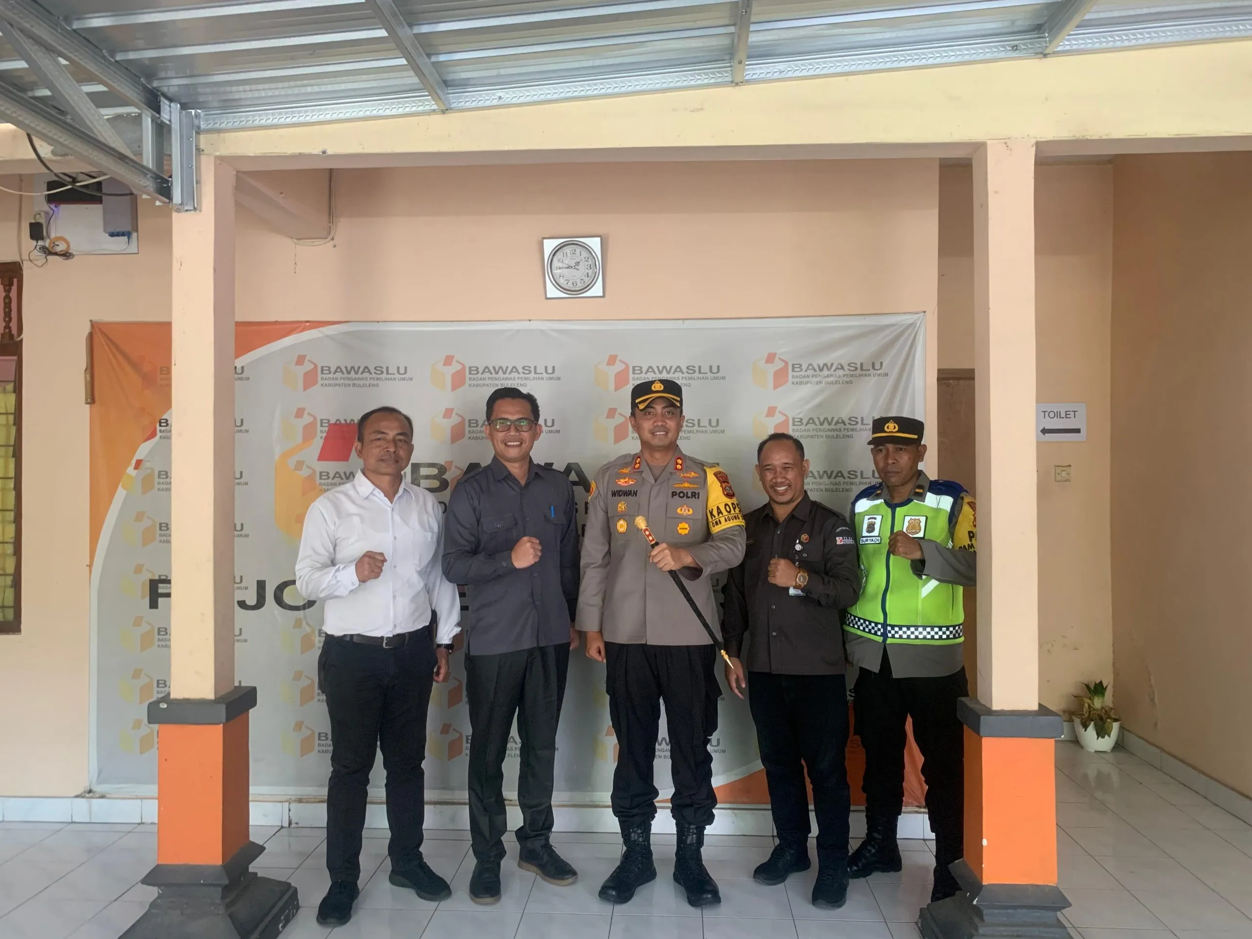 Jalin Kolaborasi Amankan Tahapan Pemilu 2024, Kapolres Buleleng Kunjungi Bawaslu