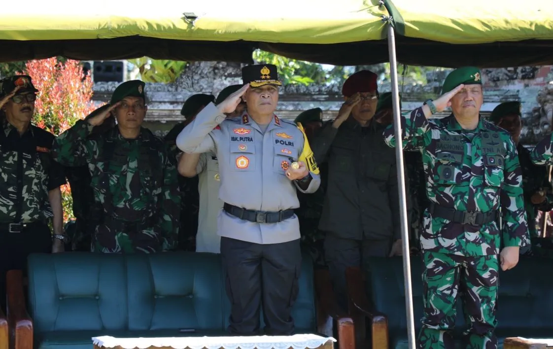 Kapolda Bali Hadiri Upacara Hari Juang Infanteri Ke 75 TNI AD