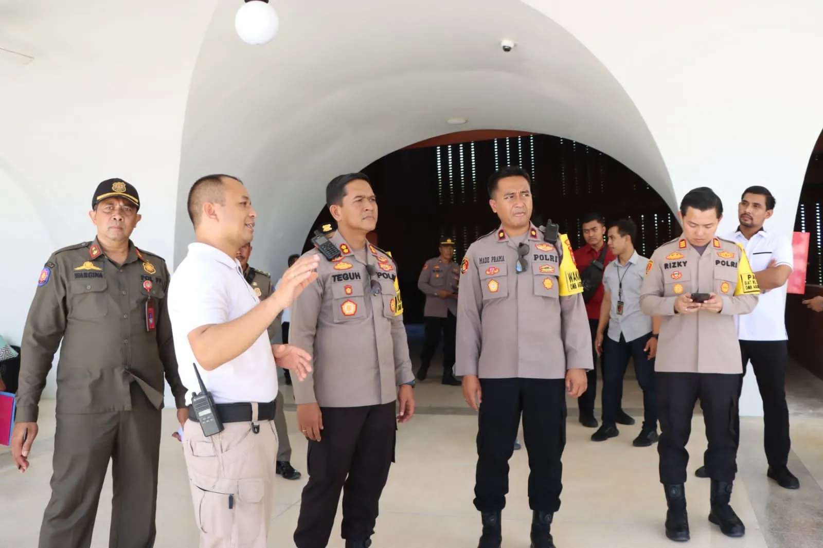 Kapolres Badung Cek, Assesment Tempat Perayaan Malam Tahun Baru