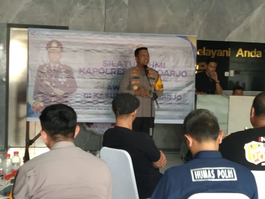 Kapolresta Sidoarjo Silaturahmi Dengan Wartawan dari Berbagai Media