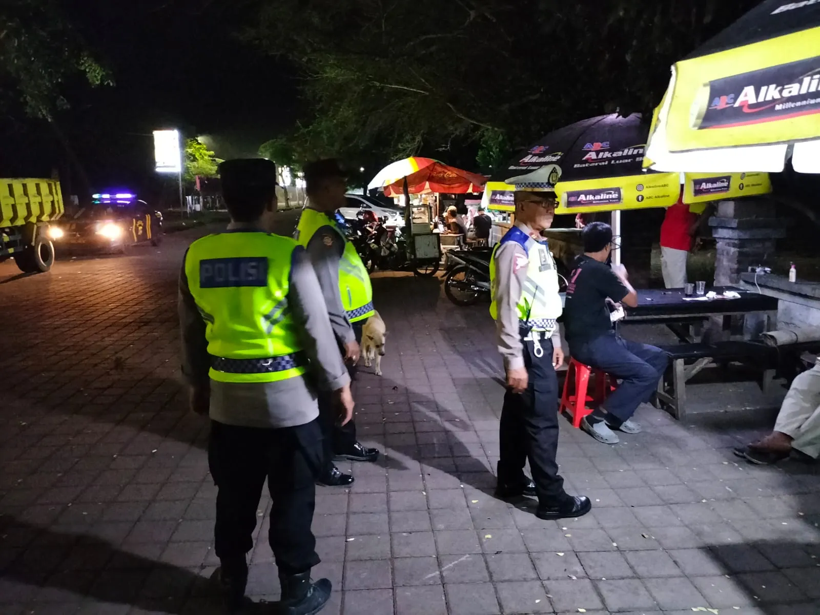 Amankan Malam Natal, Blue Light Patrol Polsek Kutsel Cipta Kondisi