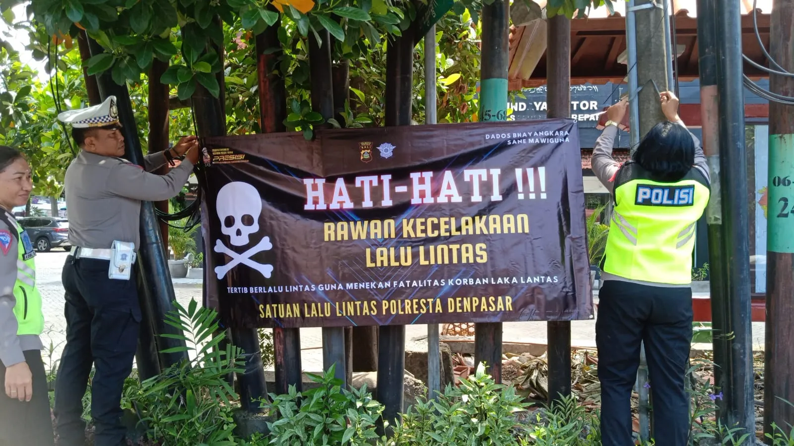 Satgas Kamseltibcarlantas Wujudkan Keselamatan Berkendara Melalui Ops Lilin Agung 2023