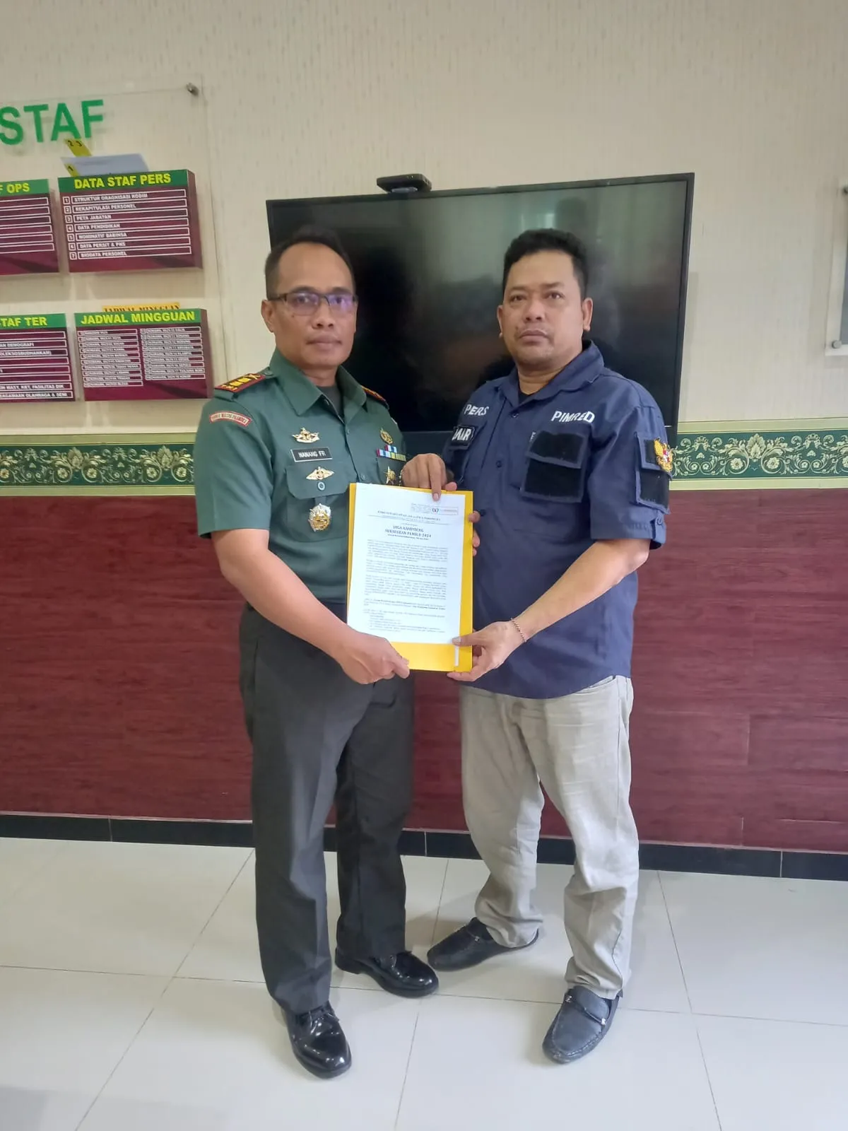 Program "Jaga Kampung" FWJI Korwil Surabaya Audiensi Dengan Dandim 0829 Bangkalan