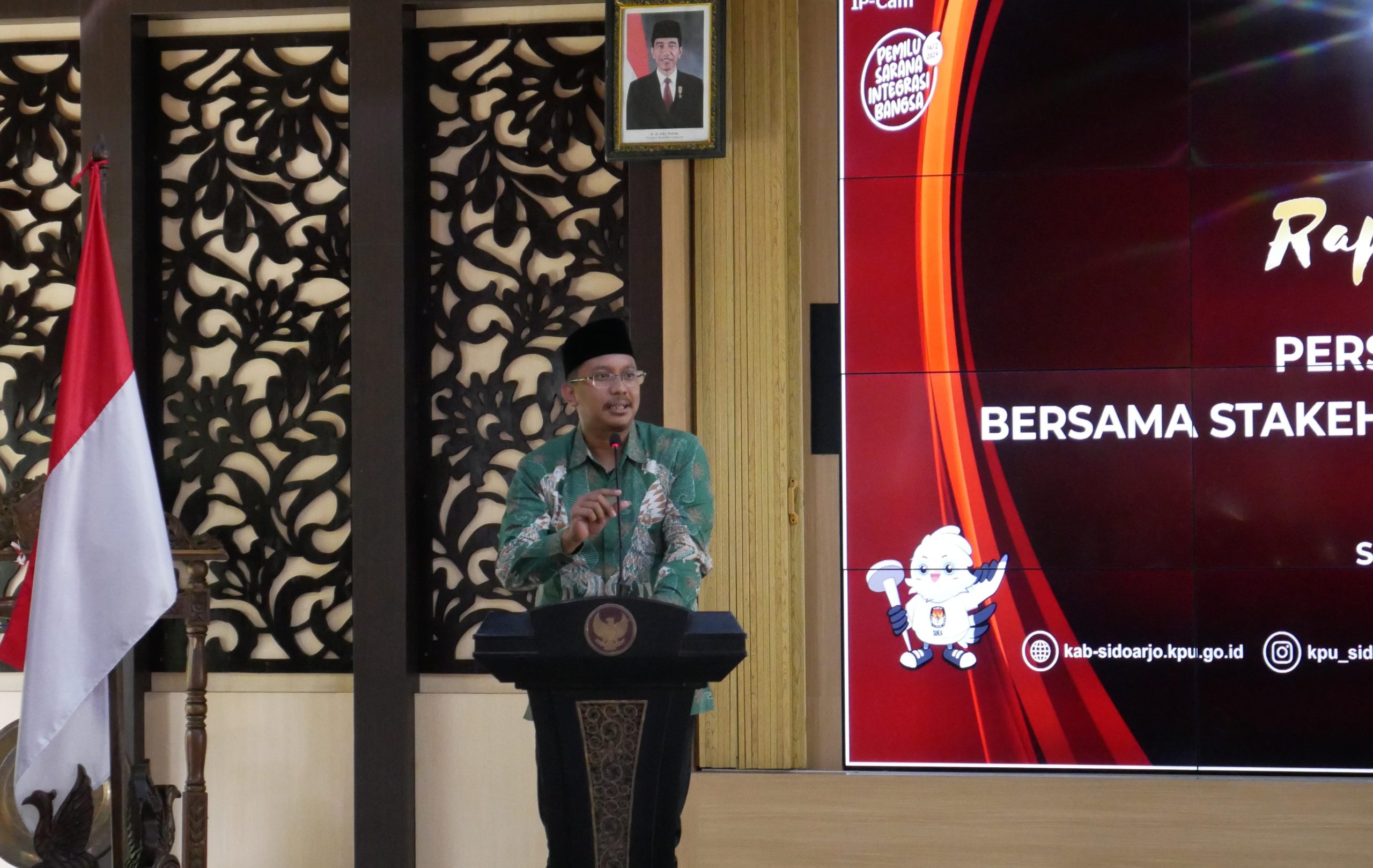 Jumlah TPS di Sidoarjo 5.566, Bupati Gus Muhdlor Instruksikan Camat Jaga Distribusi Logistik Pemilu 2024