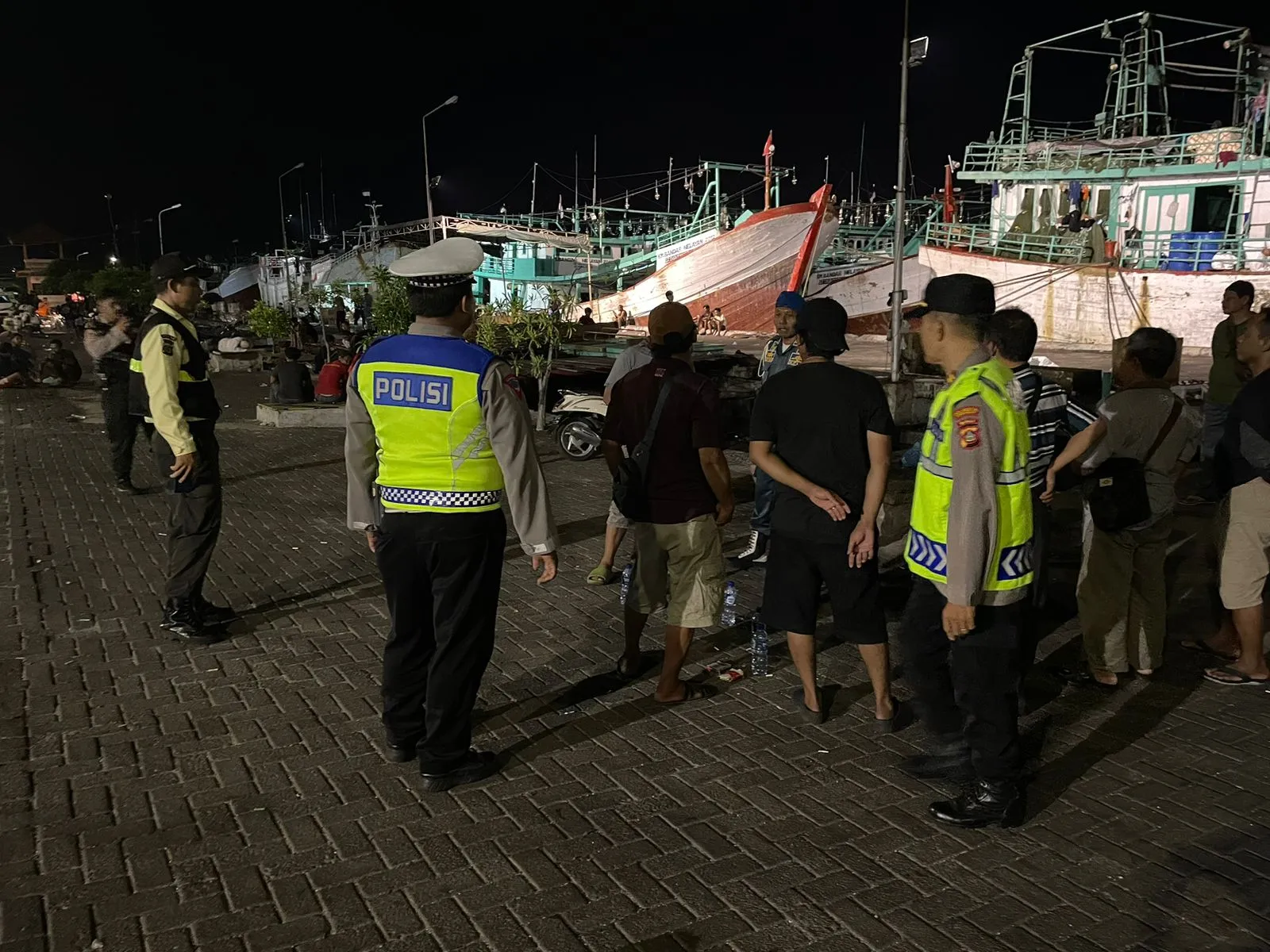 Satgas Kamseltibcarlantas OLA 2023 Polresta Denpasar Atensi Pam Pelabuhan Benoa