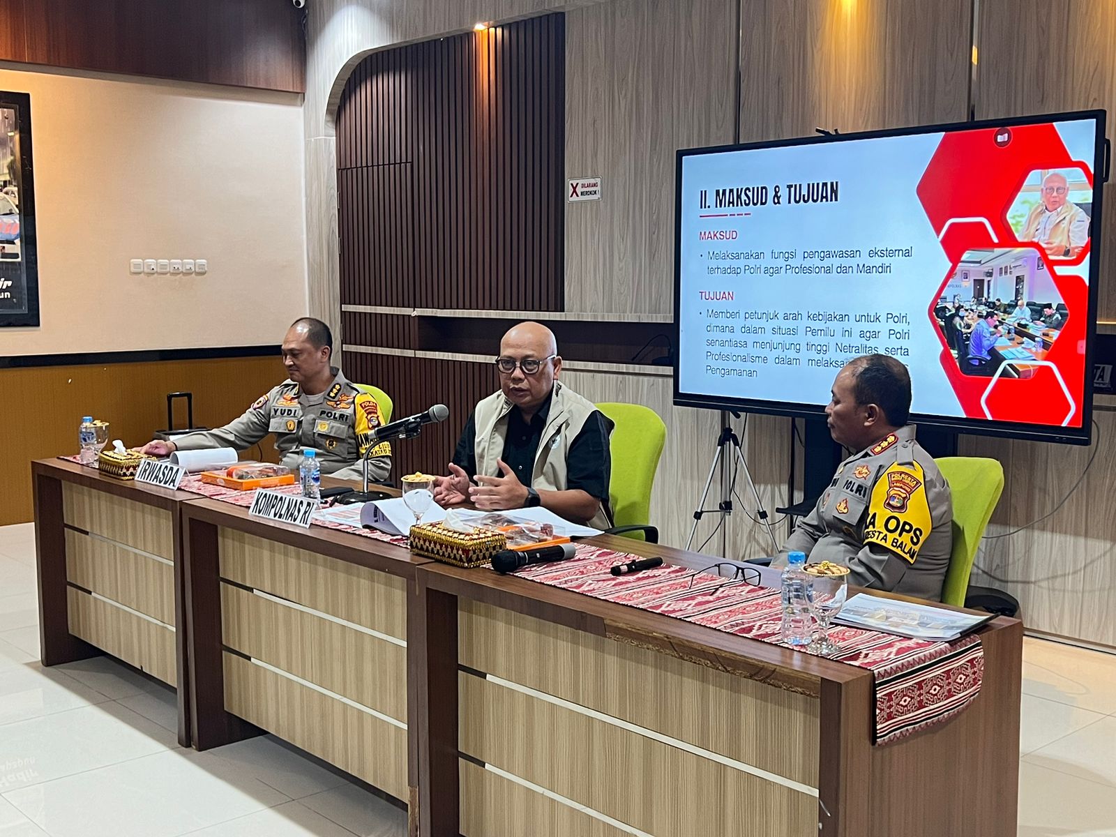 Pengamanan Tahapan Pemilu Perlu Ditingkatkan, Kompolnas Apresiasi Pengamanan Nataru Polda Lampung