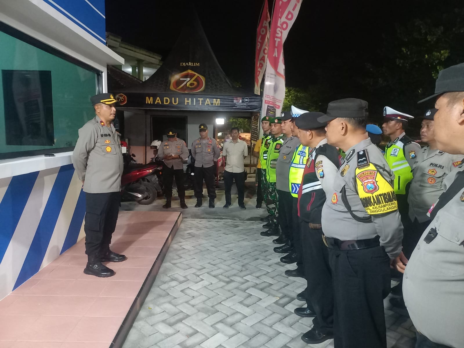 Polsek Tanggulangin Menggelar Apel Pengamanan Tahun Baru