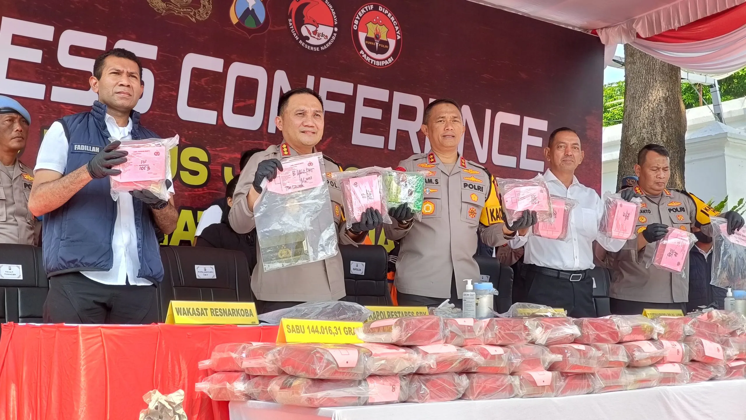 Satresnarkoba Polrestabes Surabaya Berhasil Tangkap Dua Pelaku Pengedar Narkoba Lintas Provinsi