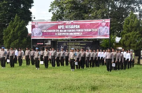 Polres Bondowoso Siapkan Personel Pengamanan di 2.432 TPS Pada Pemilu 2024