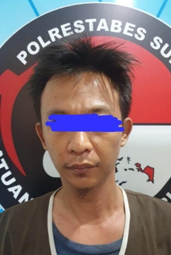 Pria Pengedar Barang Haram Berhasil Dibekuk Satresnarkoba Polrestabes Surabaya