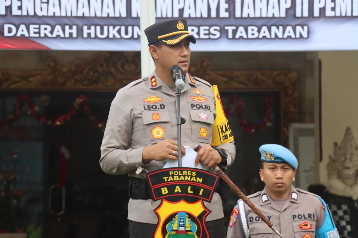 Apel Kesiapan OMBA 2024 Berikan Pengamanan Masa Kampanye, Ini Arahan Kapolres
