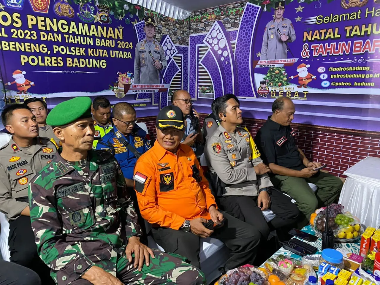 Kapolres Badung AKBP Teguh Priyo Wasono, Ikuti Zoom Meeting Dengan Kapolri