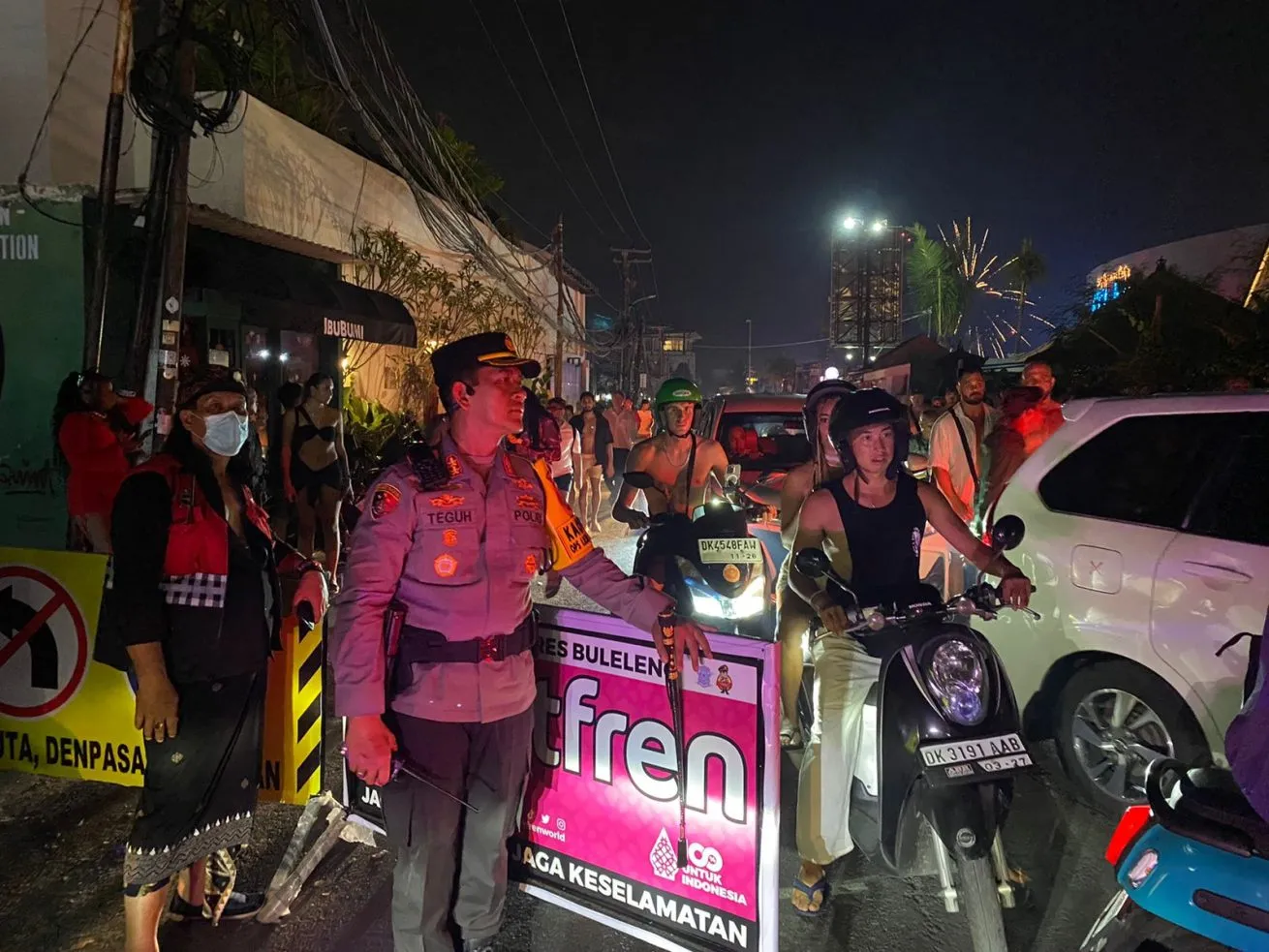 Padatnya Pengunjung Kapolres Badung AKBP Teguh Priyo Wasono Berikan Rasa Aman 
