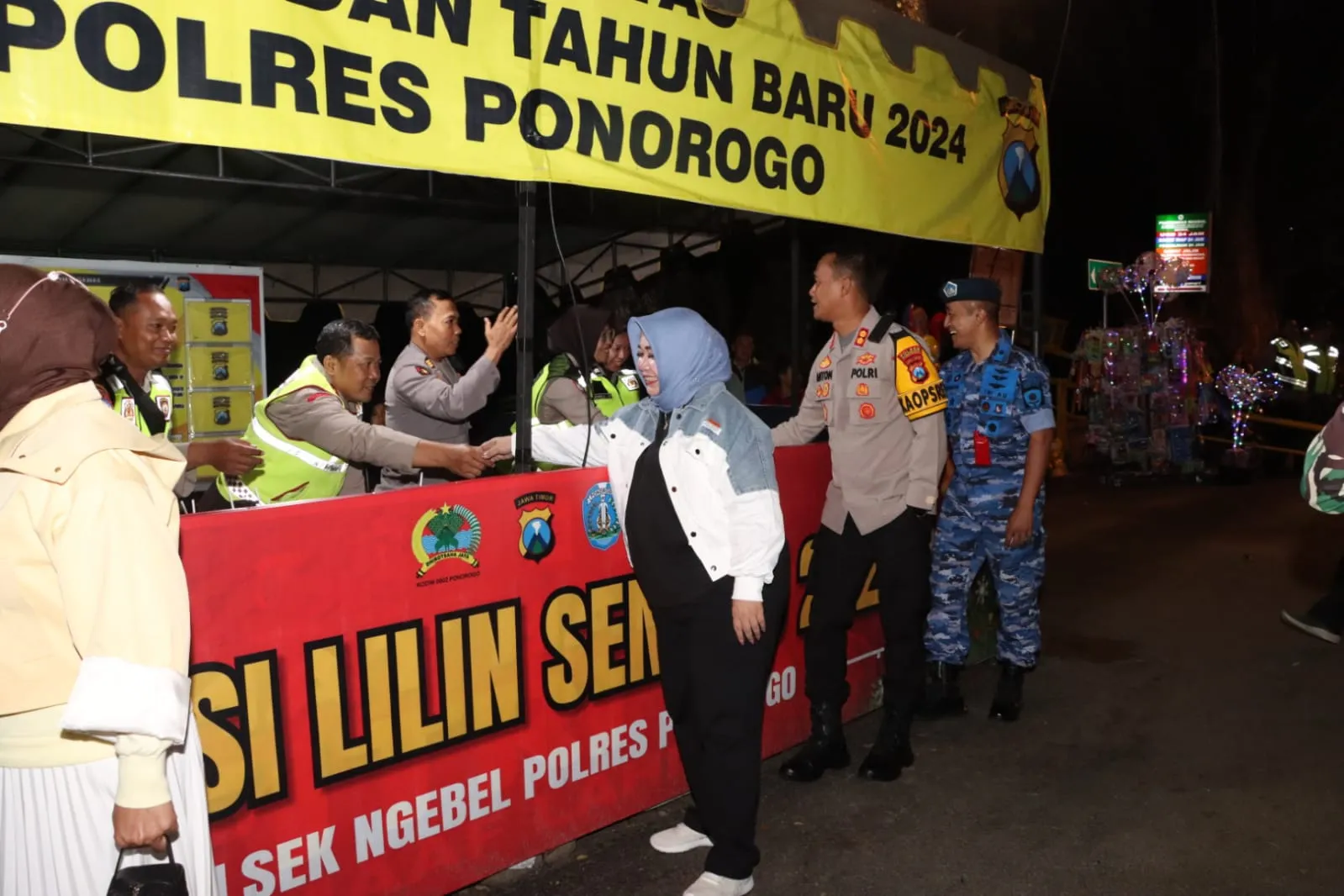 Perayaan Tahun Baru di Ponorogo Kondusif, Bupati Apresiasi Operasi Lilin Semeru 2023 - 2024