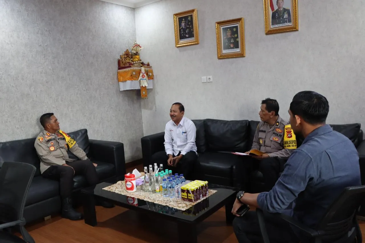 Kapolres AKBP Teguh Priyo Wasono Terima Audensi PDAM Tirtamangutama Badung