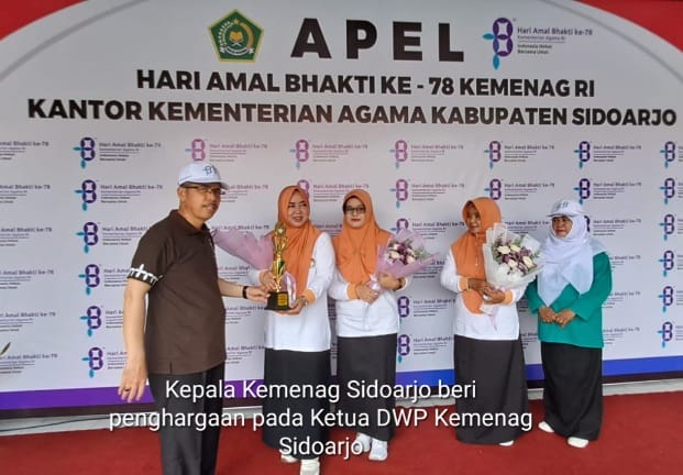 Bazar Makanan dan Minuman di Hari Amal Bhakti ke 78  Kemenag Sidoarjo Ludes Dalam Sekejap