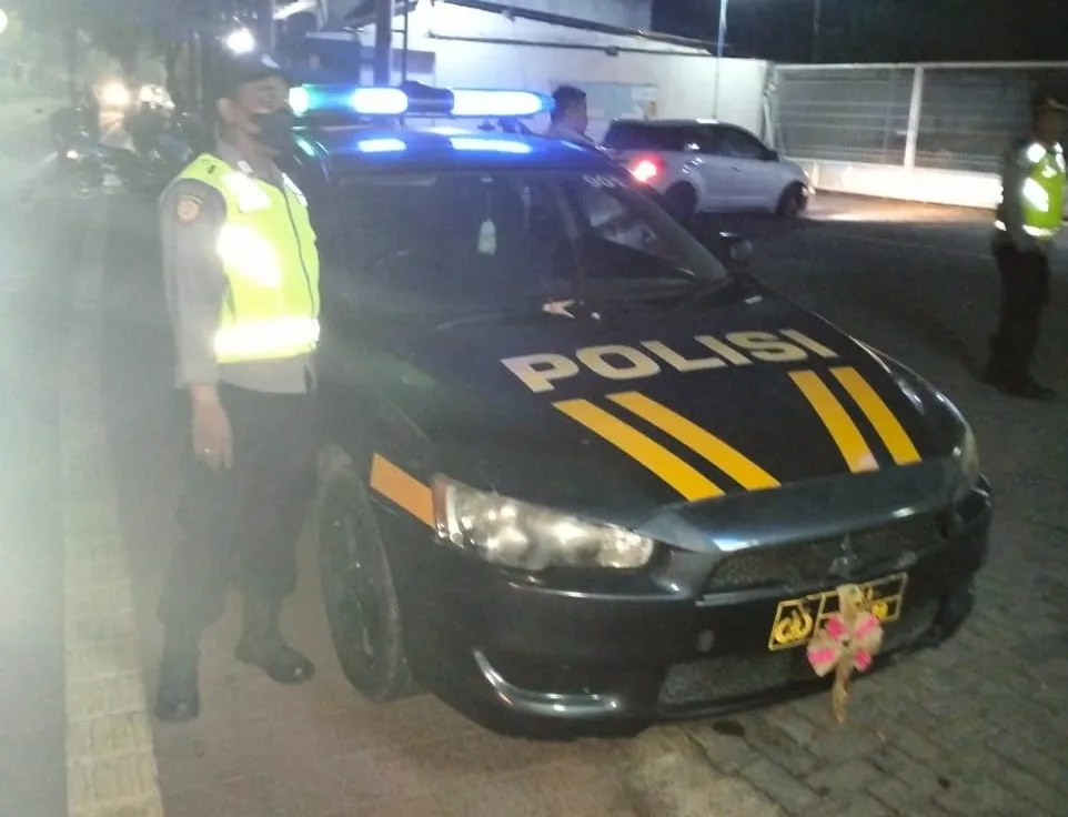 BLP Polsek Kuta Selatan Intensifkan Patroli Wilayah di Malam Hari