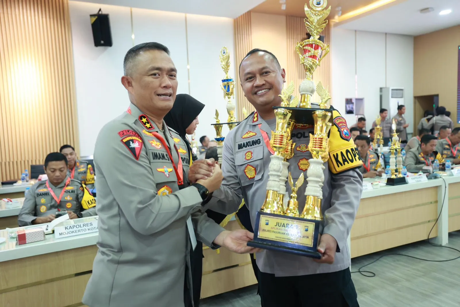 Polres Pasuruan Kota Raih Ranking 1 Kinerja Satwil se-Jawa Timur