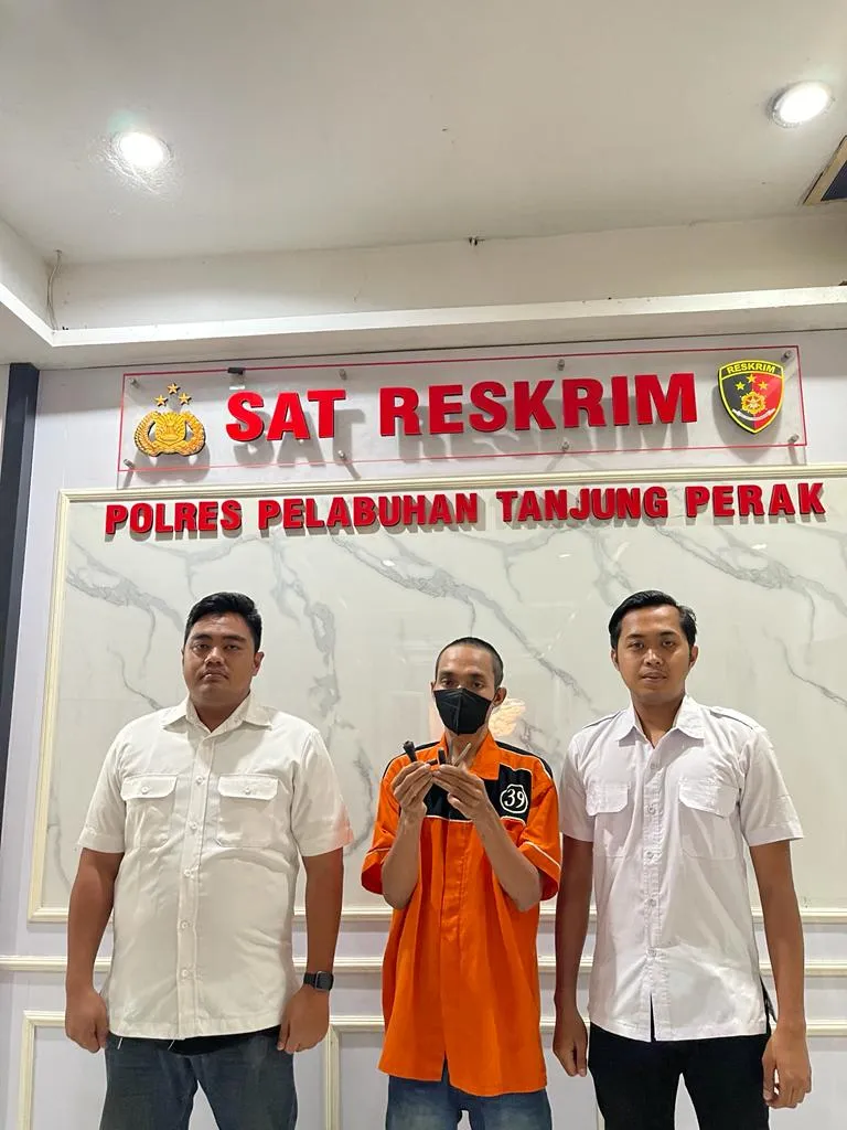 Satreskrim Polres Pelabuhan Tanjung Perak Berhasil Tangkap Residivis Curanmor