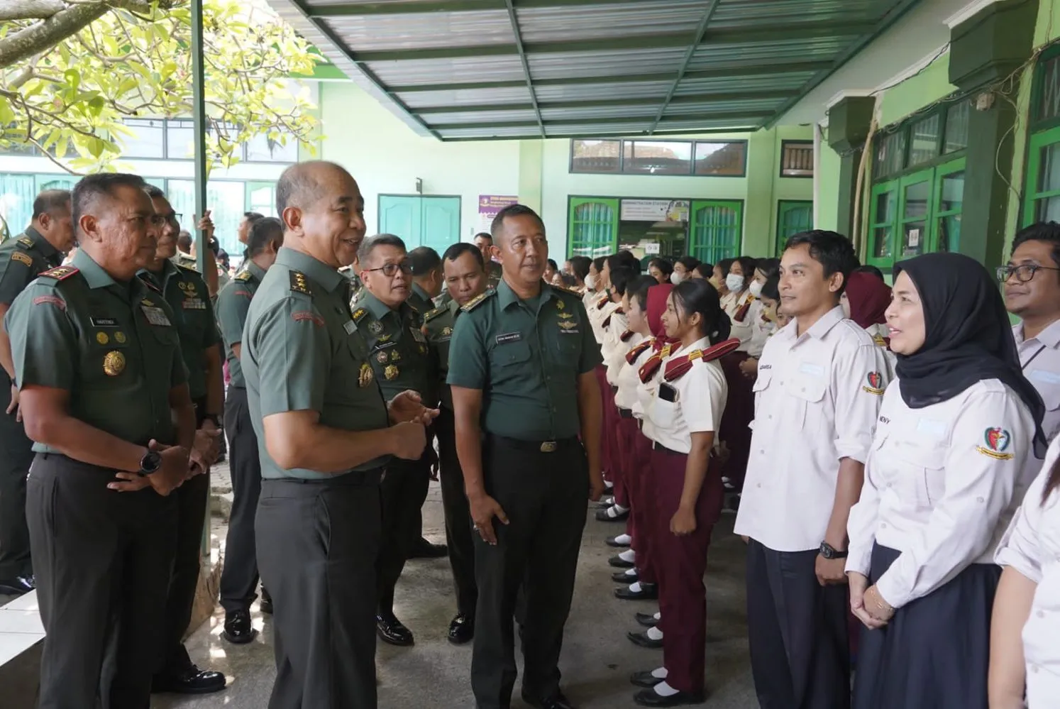 Kunjungan Kerja Wakasad Tinjau Stikes Kesdam IX/Udayana