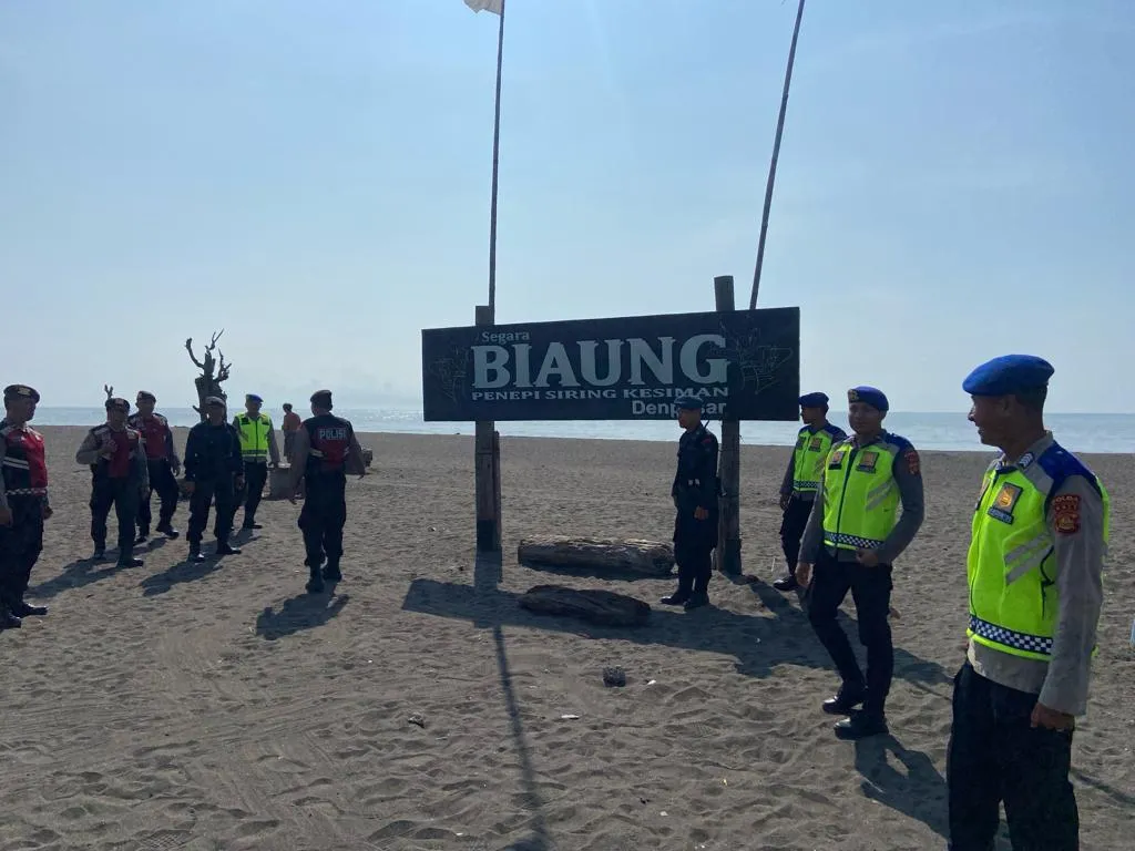 Tingkatkan Patroli Sambangi Pantai Biaung, Upaya Ciptakan Rasa Aman