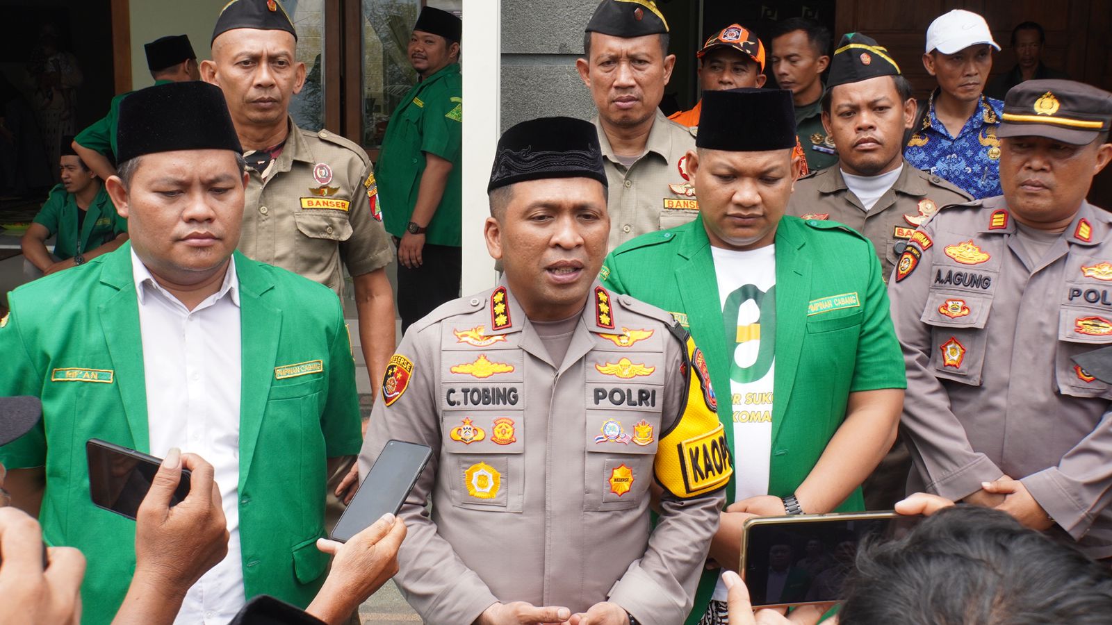 Polisi Gandeng GP Ansor Untuk Wujudkan Sidoarjo Aman